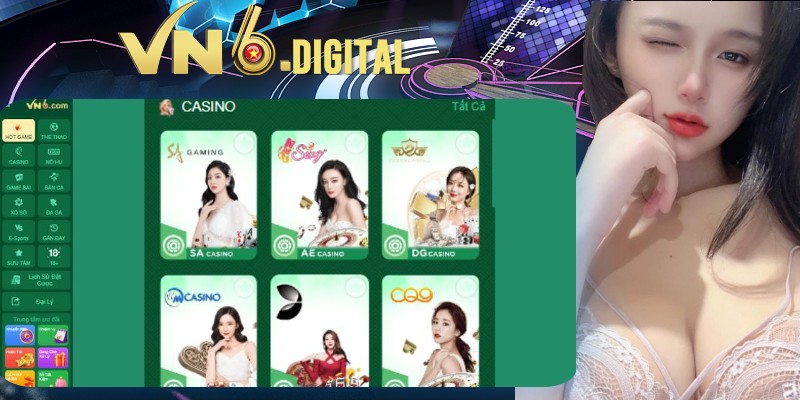 Khám phá sảnh casino Live chất lượng tại VN6 Khám phá sảnh casino Live chất lượng tại VN6